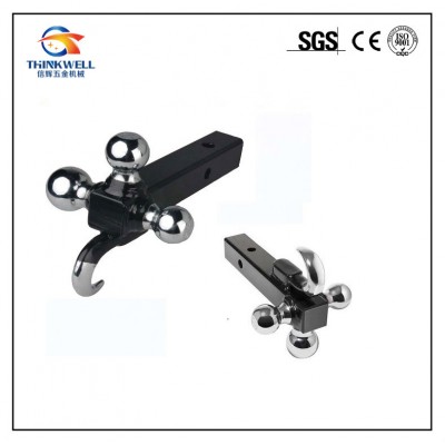 Forged Coated Multi-Ball Mount Tow Hook for Hitch